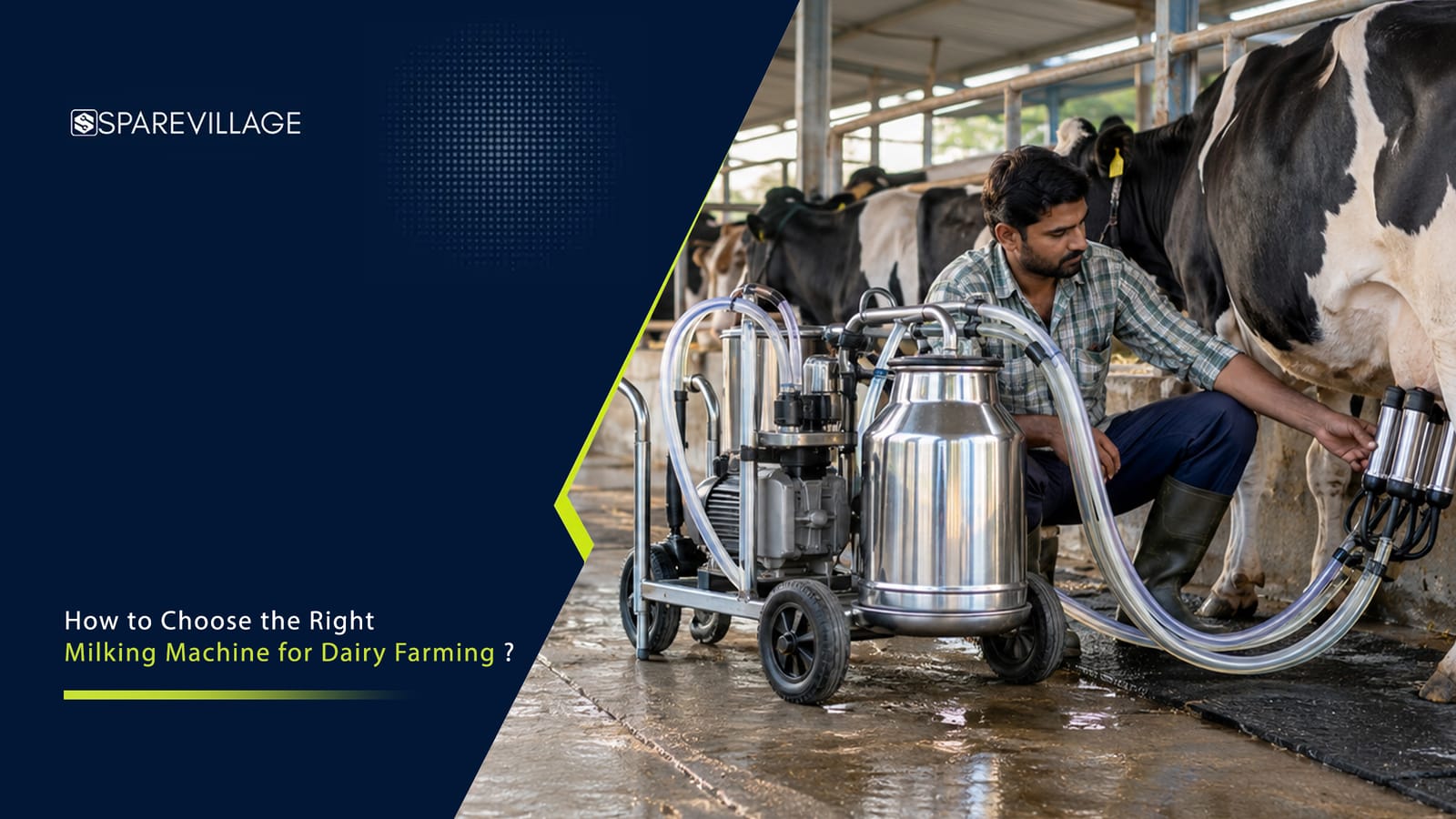 How to Choose the Right Milking Machine for Dairy Farms Wondering which milking machine is right for your dairy farm? Learn what to consider, including machine types, specifications, compatibility, cost, and maintenance.