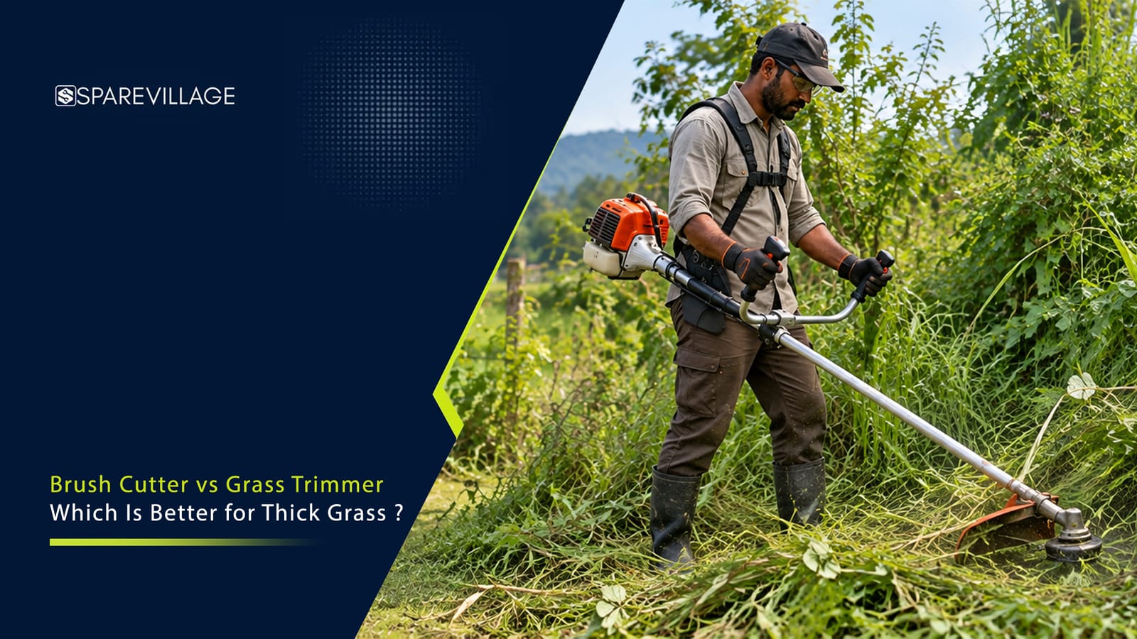 Brush Cutter vs Grass Trimmer: Which Tool Is Better for Thick Grass and Weeds? Brush Cutter vs Grass Trimmer: Which Is Better for Thick Grass?