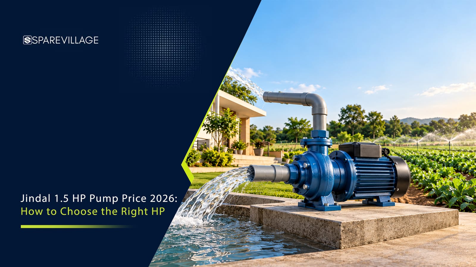 Jindal 1.5 HP Submersible Pump Price and Buying Guide indal 1.5 HP submersible pump price and guide to choosing the right HP for borewell depth and water requirements