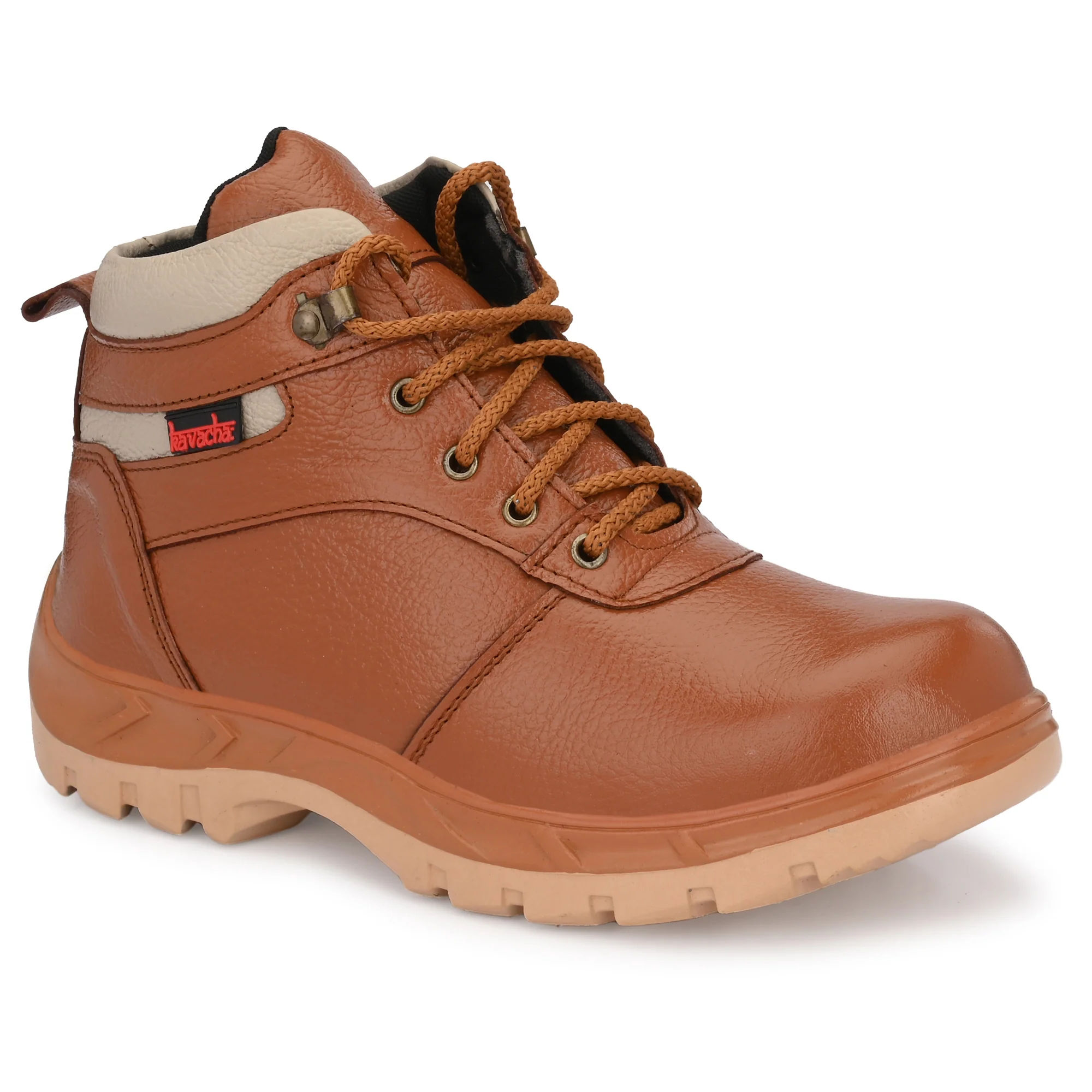 Kavacha S47 Steel Toe Leather Safety Shoe(Size-6) 2