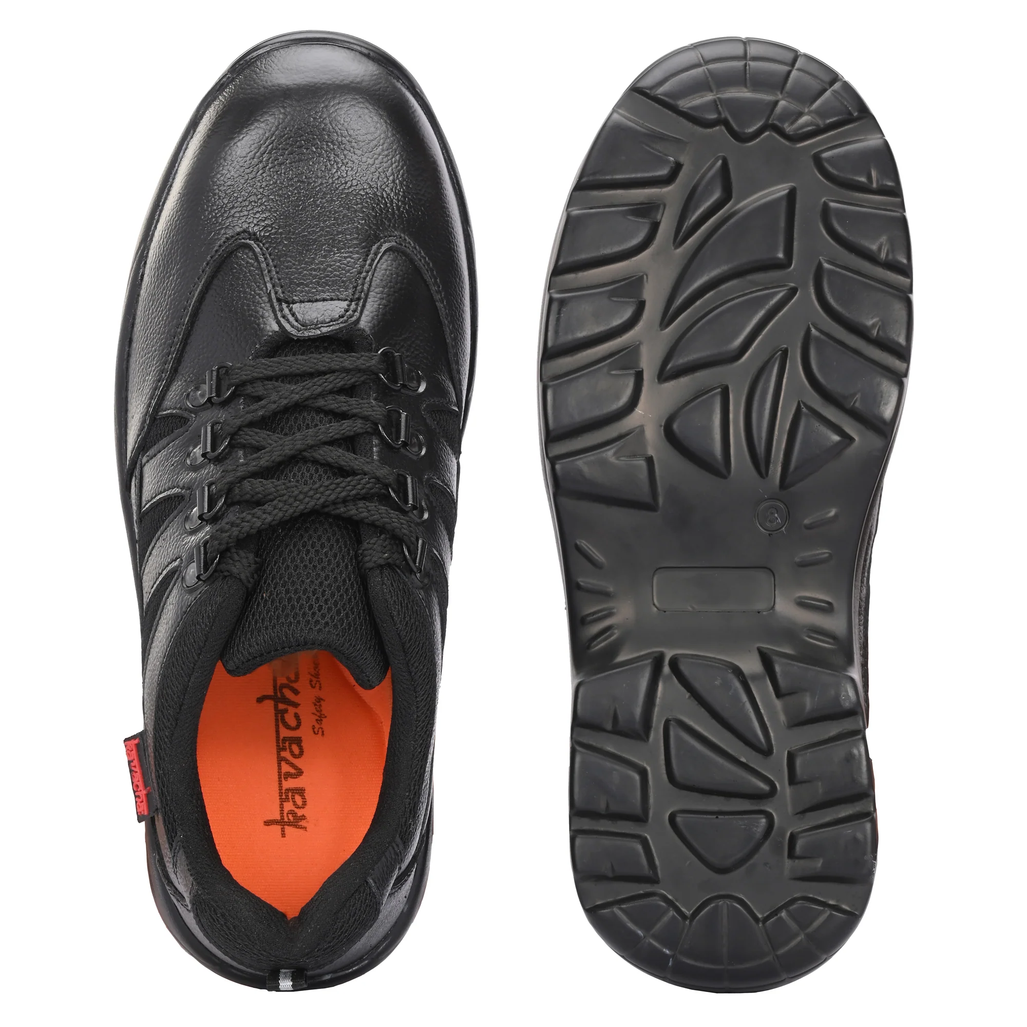Kavacha Steel Toe Safety Shoe s139 Pure Leather Upper and PU Polyurethane Sole(size-6) 3