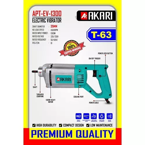 Akari APT-EV-1300 Concrete Vibrator 2