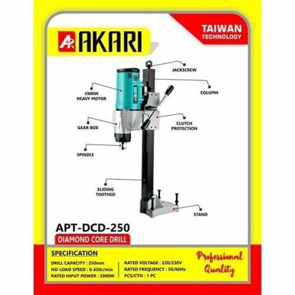Akari apt-dcd-250 Diamond Core Drill 2