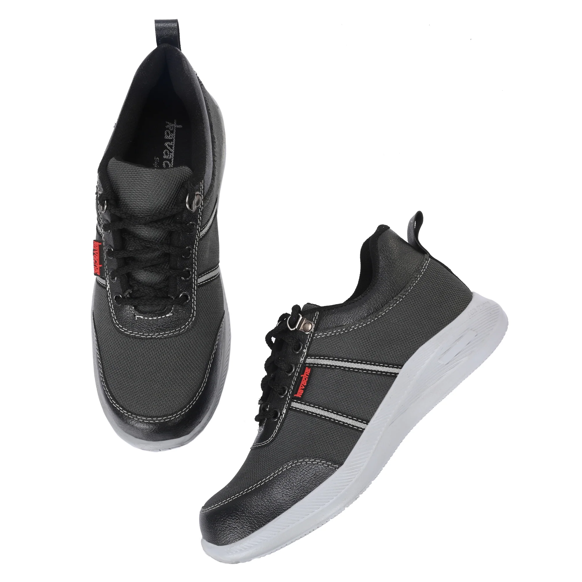 Kavacha Steel Toe Safety Shoe s136 with Mesh Leather Upper and Airmix Sole(size-6) 4