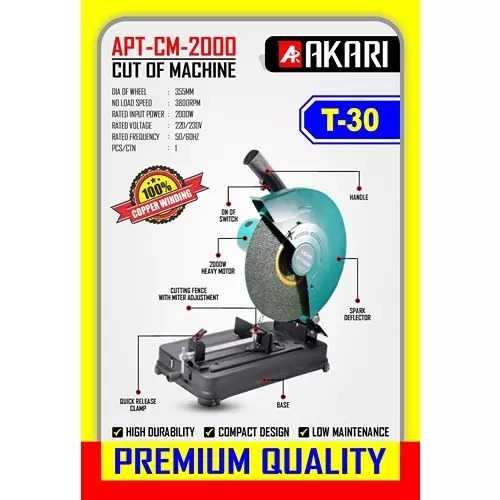 Akari APT-CM-2000 Cut Off Machine 2