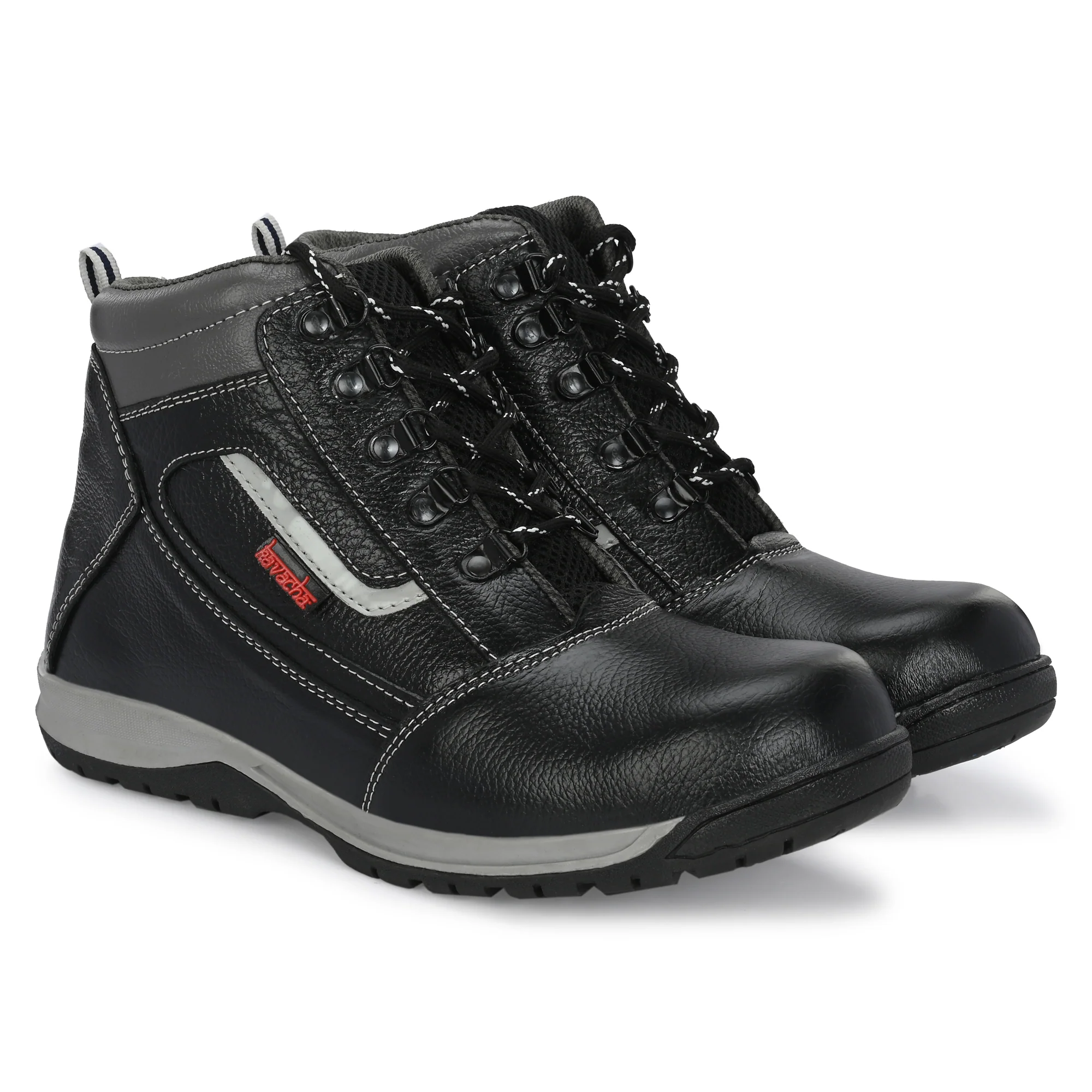 Kavacha Steel Toe Safety Shoe S221 with Pure Leather Upper and Foam Comfort & TPR Sole(SIZE 6) 2