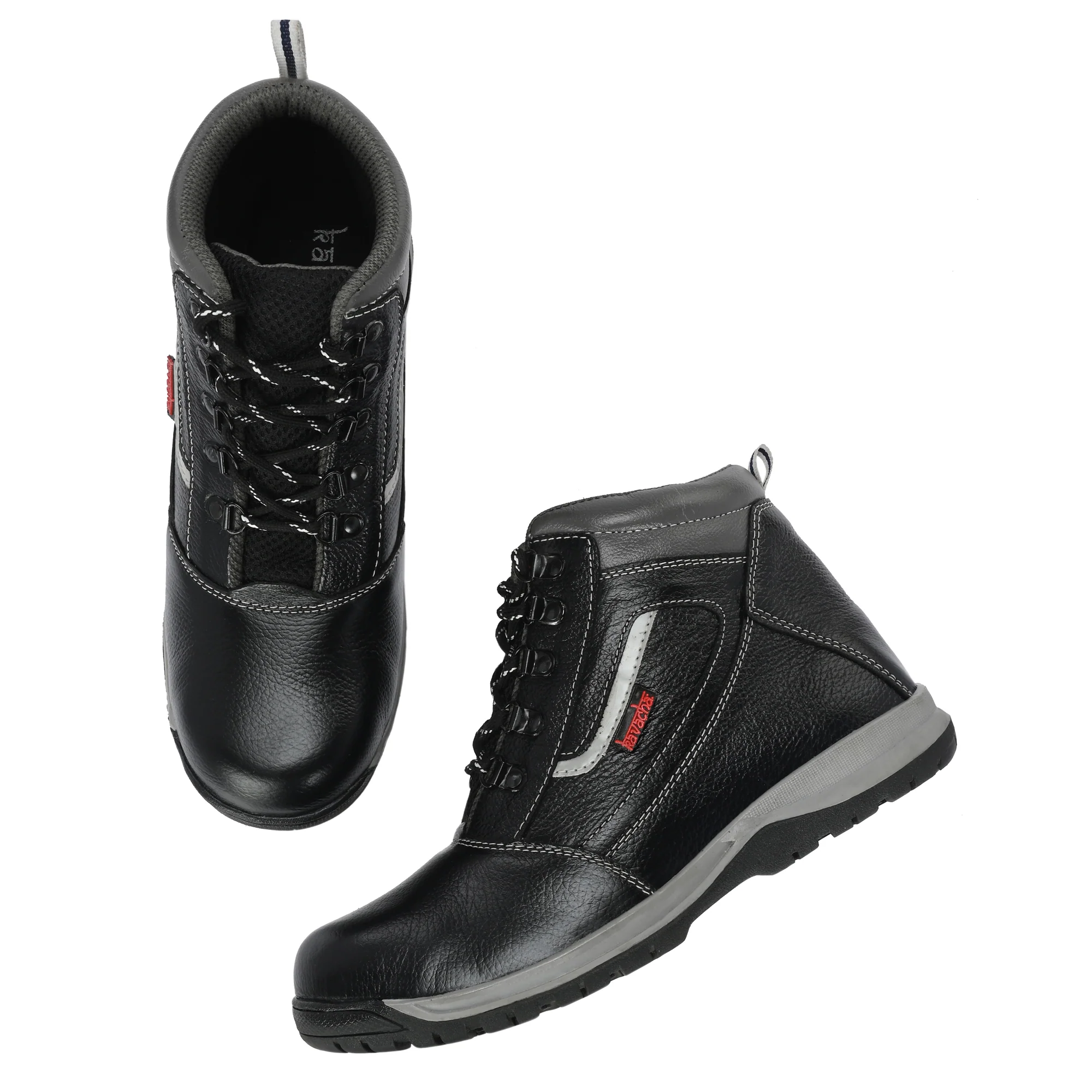 Kavacha Steel Toe Safety Shoe S221 with Pure Leather Upper and Foam Comfort & TPR Sole(SIZE 10) 2