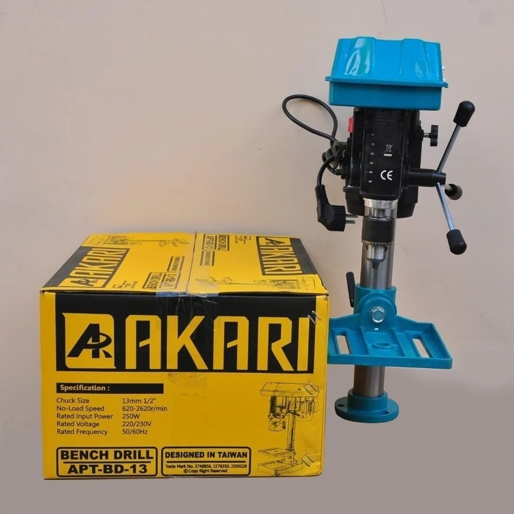 Akari Bench Drilling Machine  13 mm 250 Watt,  2620 RPM ( APT-BD-13) 2