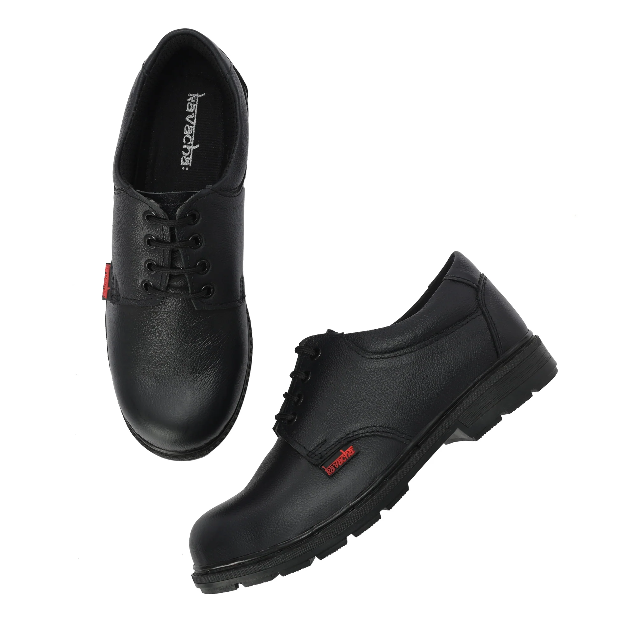 Kavacha S145 Pure Leather Steel Toe Safety Shoe(S145)(Size-6) 4