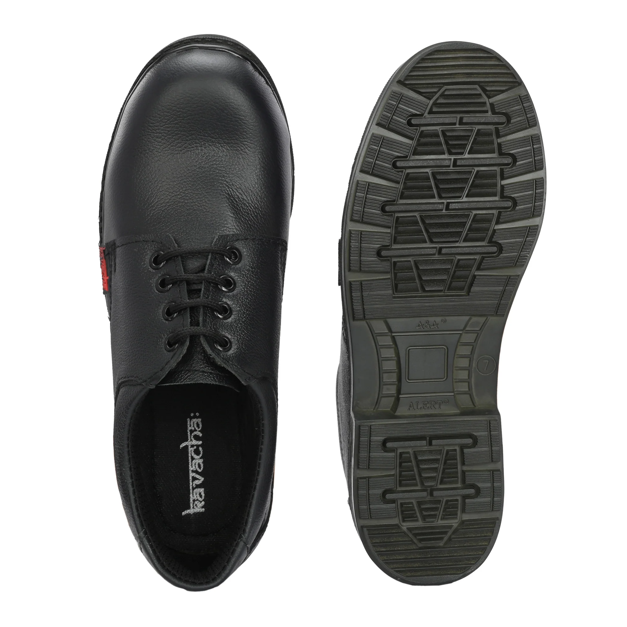 Kavacha S145 Pure Leather Steel Toe Safety Shoe(S145)(Size-10) 2