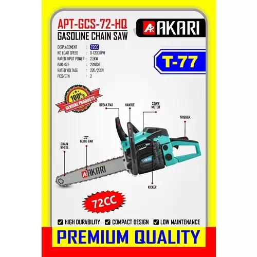 Akari APT-GCS-72HQ Gasoline Chain Saw 2