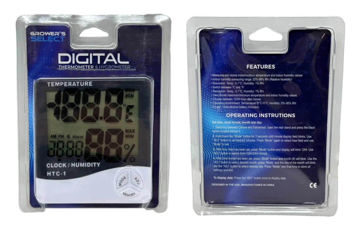 MCP Digital Room Thermometer for Temperature (HTC-1) 3