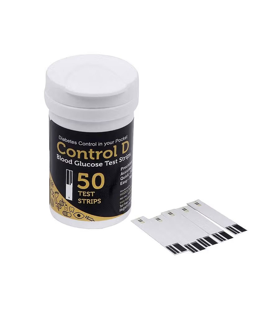 Control D Test Strips, 50 Count (Black) for Control D Glucometer only (Cntrol d -50) 4