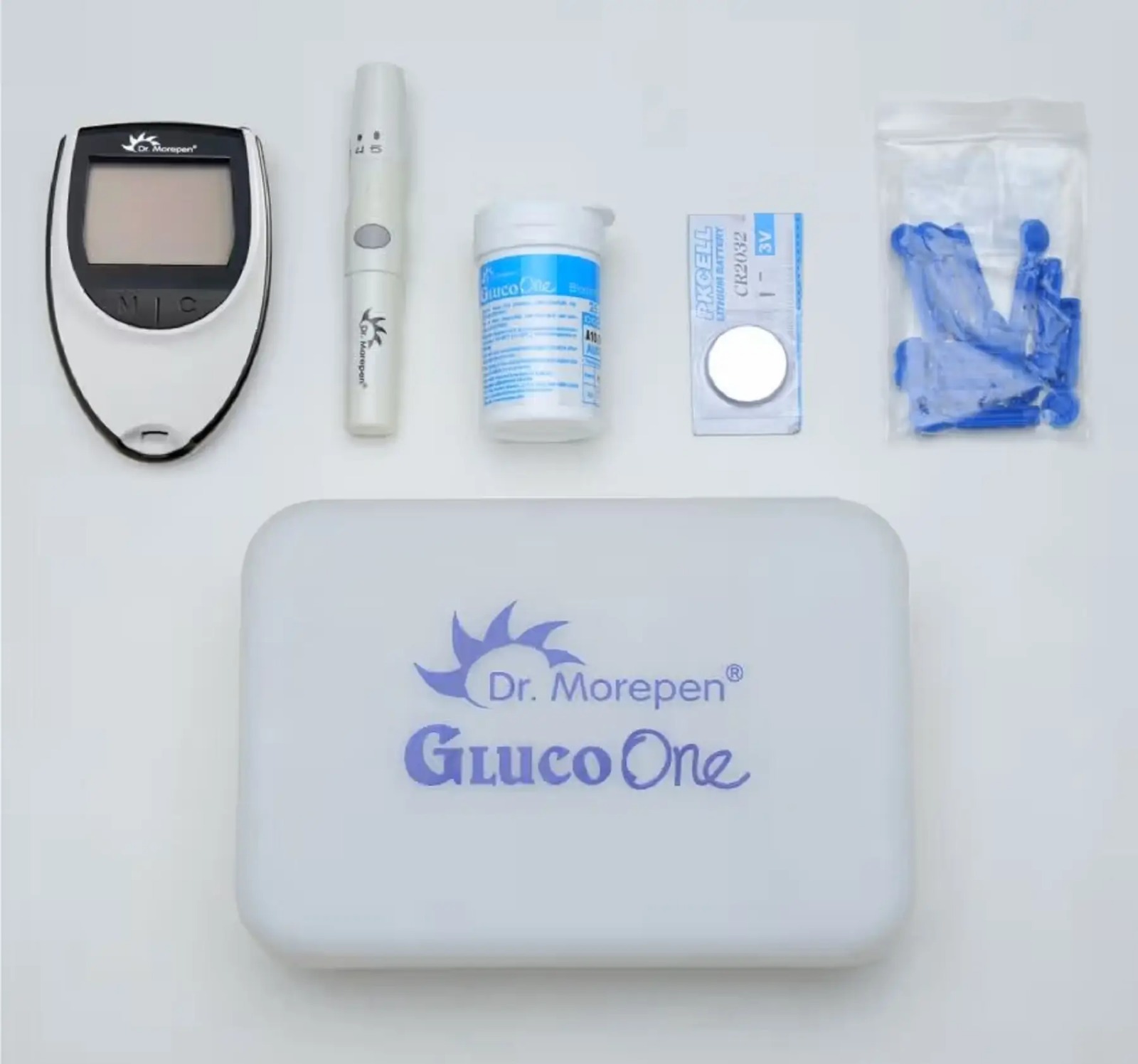 DR MOREPEN Glucometer BG03 With  25 Strips Free  Glucometer (Morepen-meter25) 3