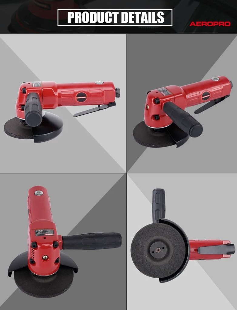 Aeropro RP-7319 4 Air Angle Sander (10,000 RPM) 2