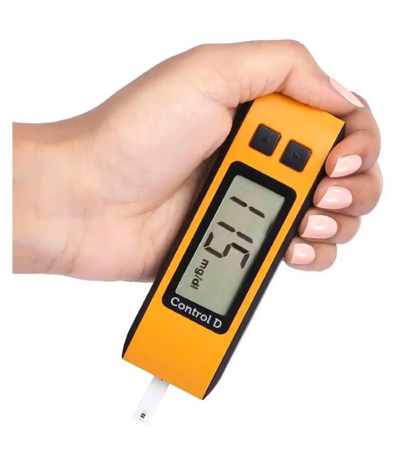 Control D Blood Glucose Monitor (Pack of 50 Strips, Black) (Controld-meter50) 2