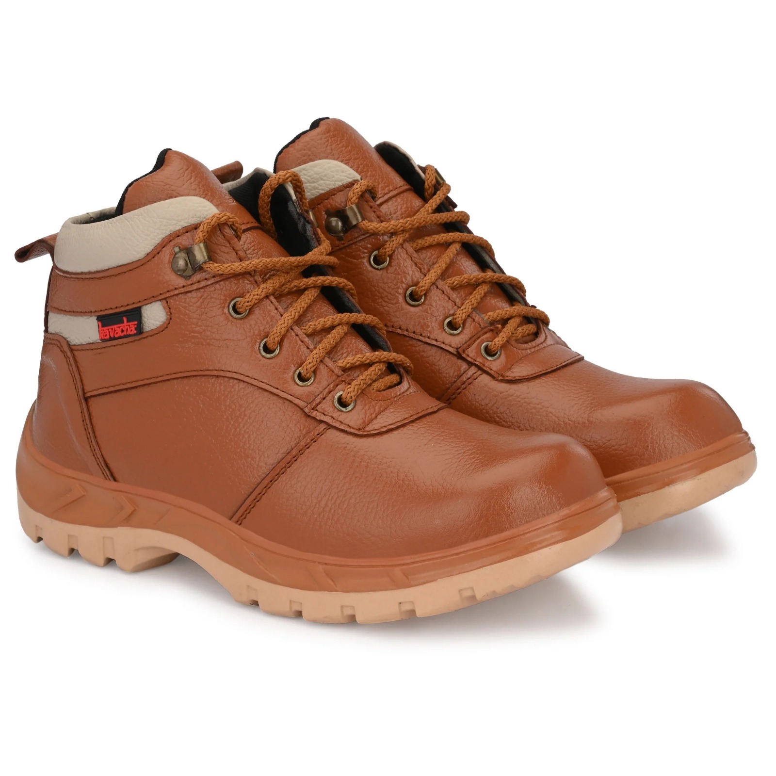 Kavacha S47 Leather Steel Toe Safety Shoes (s47)(Size-6) 3