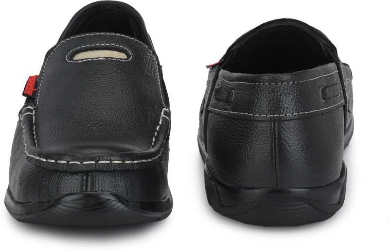Kavacha Pure Leather Steel Toe Safety Shoe , Boat Shoes For Men (s67) (SIZE 8) 2