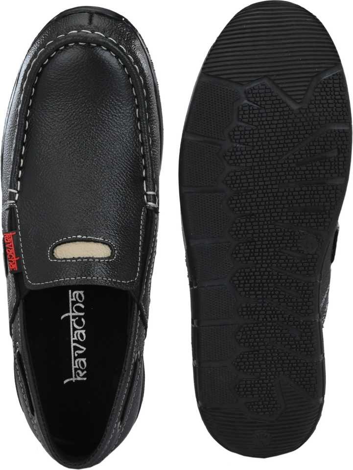 Kavacha Pure Leather Steel Toe Safety Shoe , Boat Shoes For Men (s67) (SIZE 9) 2