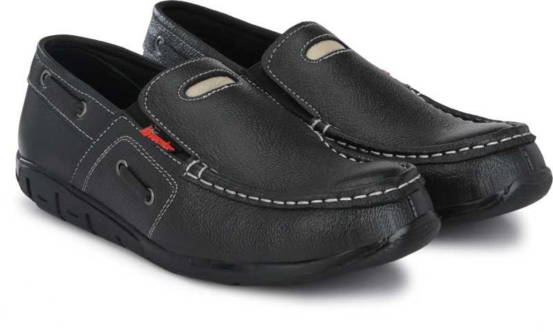 Kavacha Pure Leather Steel Toe Safety Shoe , Boat Shoes For Men (s67) (SIZE 9) 3