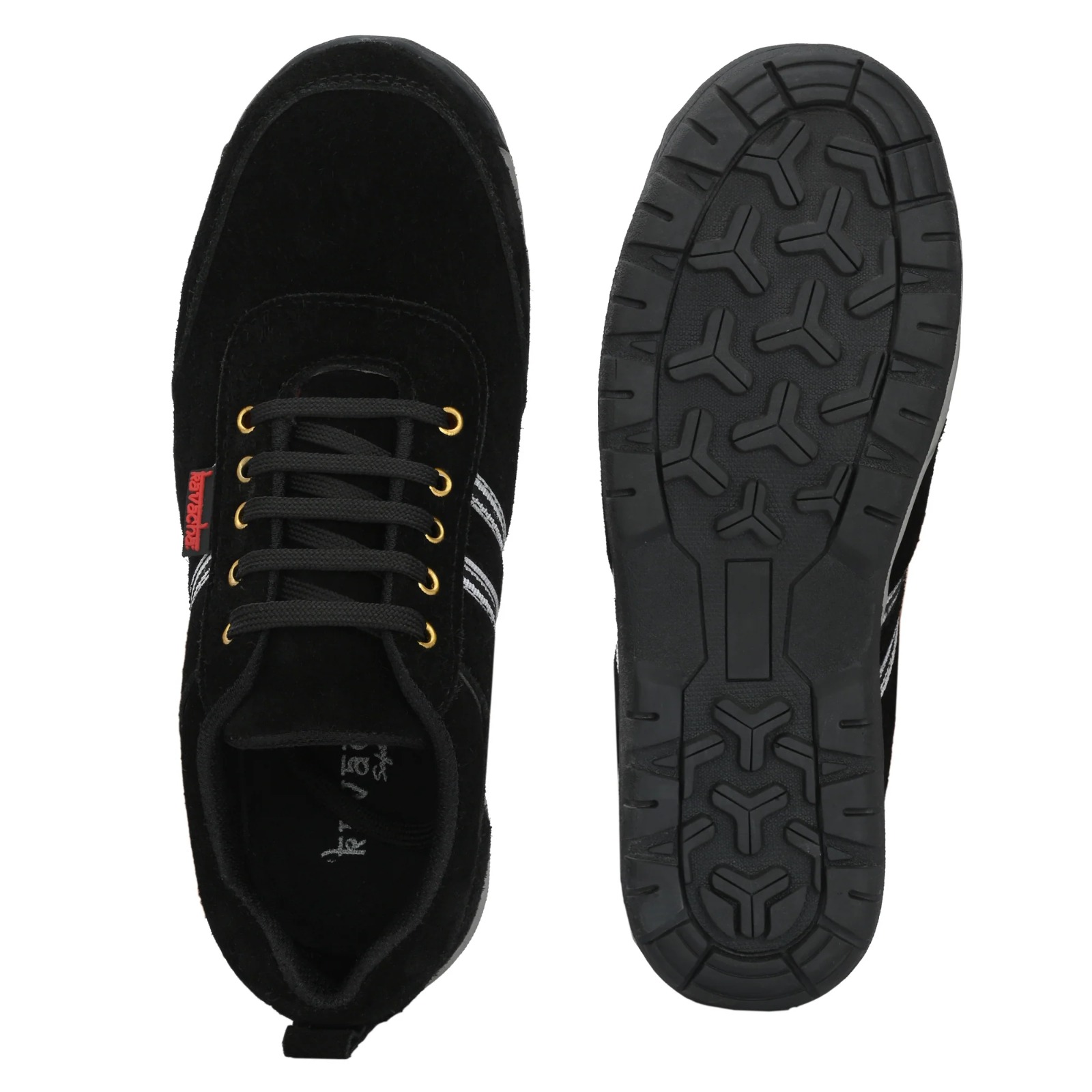 Kavacha Steel Toe Safety Shoe , Suede Leather Upper and Foam Comfort & TPR Sole (S207) (SIZE 6) 5