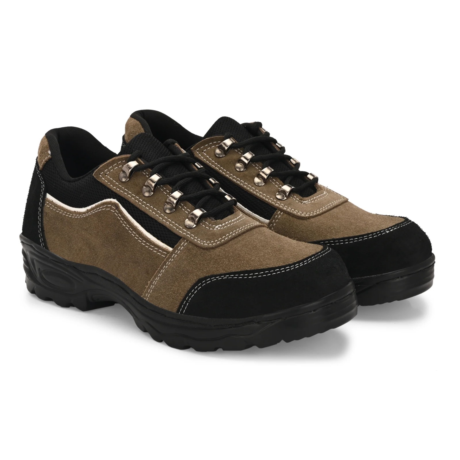 Kavacha Suede Leather Steel Toe Safety Shoe RN 501 PU Sole (Rn501) (SIZE 6) 3