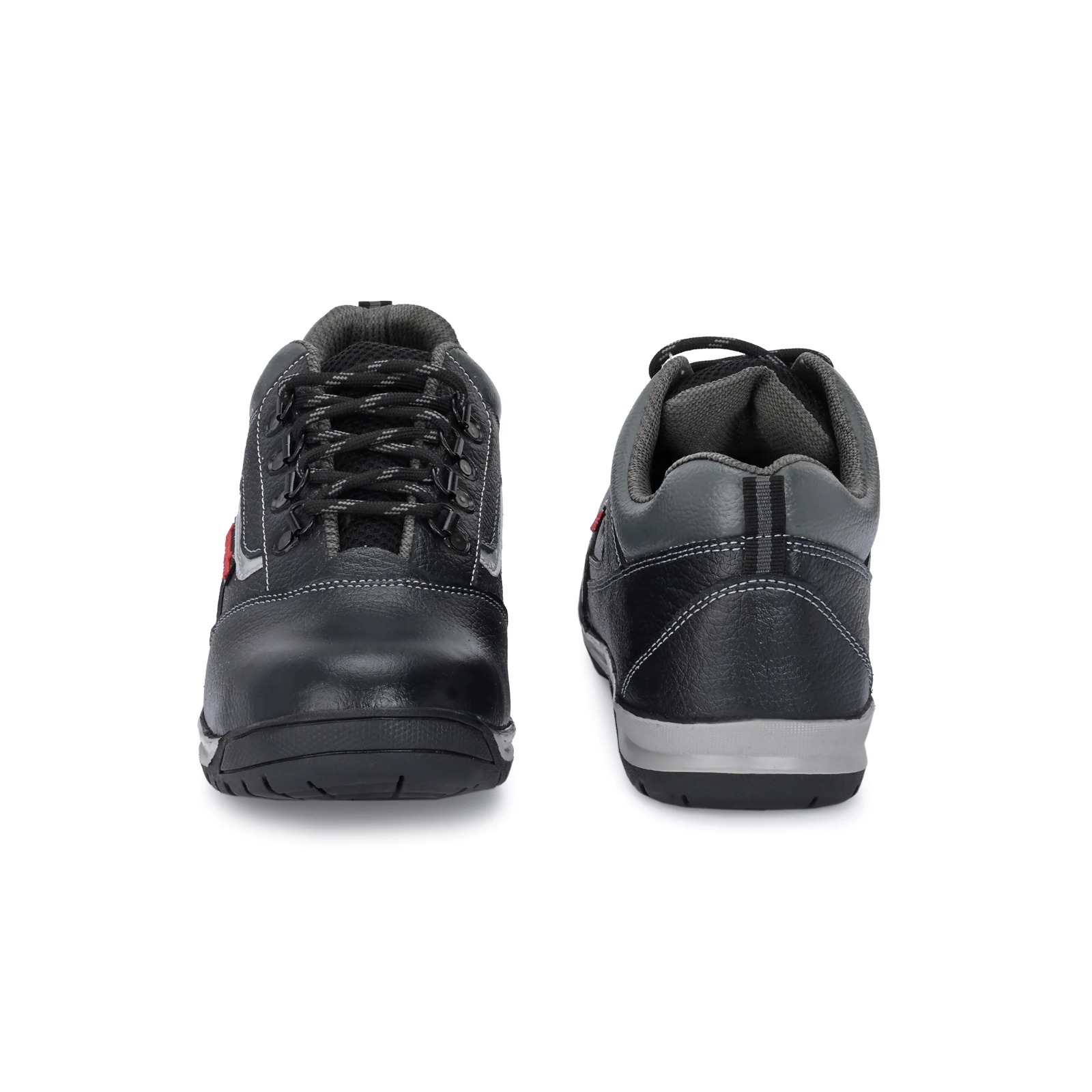 Kavacha Steel Toe Safety Shoe , Pure Leather Upper and Foam Comfort & TPR Sole (S223)(SIZE 7) 2
