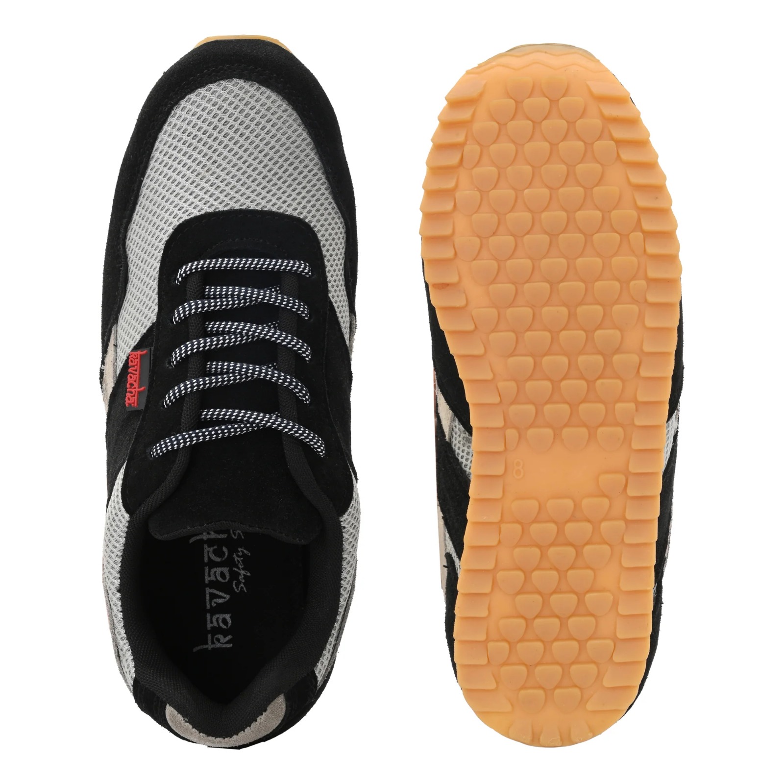 Kavacha Steel Toe Men's Safety Shoe with Mesh Upper and Foam Comfort & Phylon TPR Sole (S133)(SIZE 6) 5