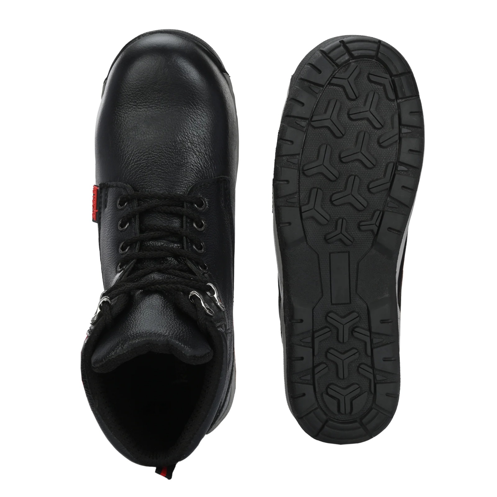 Kavacha Steel Toe Safety Shoe with Pure Leather Upper and Foam Comfort & TPR Sole (S219)(SIZE 7) 2