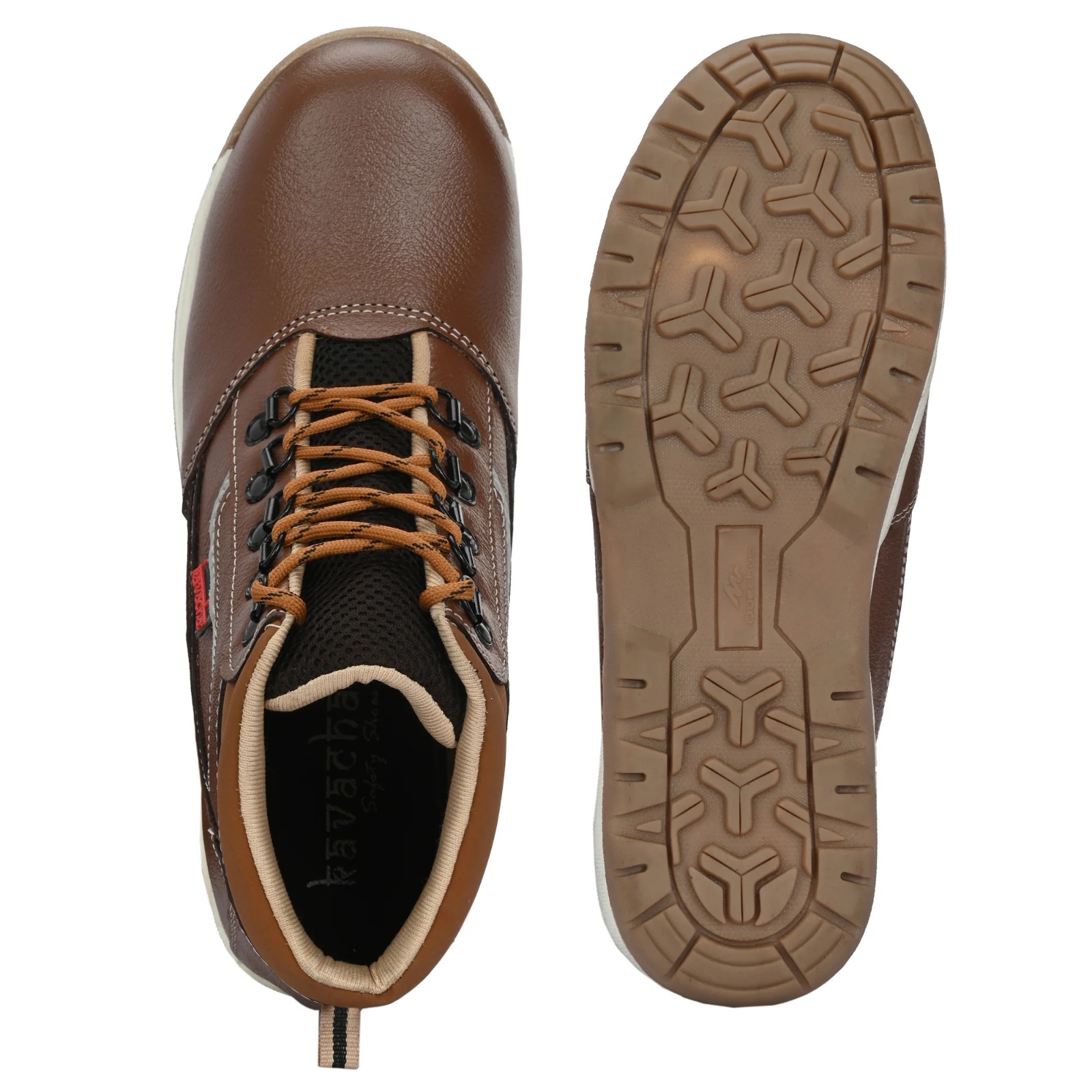 Kavacha Steel Toe Safety Shoe with Pure Leather Upper and Foam Comfort & TPR Sole (S220)(SIZE 11) 2