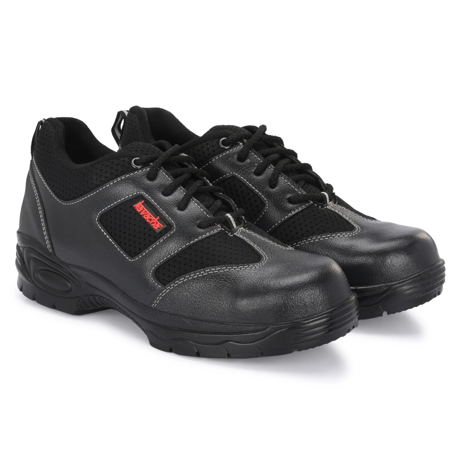Kavacha Steel Toe Safety Shoe with Pure Leather Upper and Airmix Sole (S138)(SIZE 6) 3