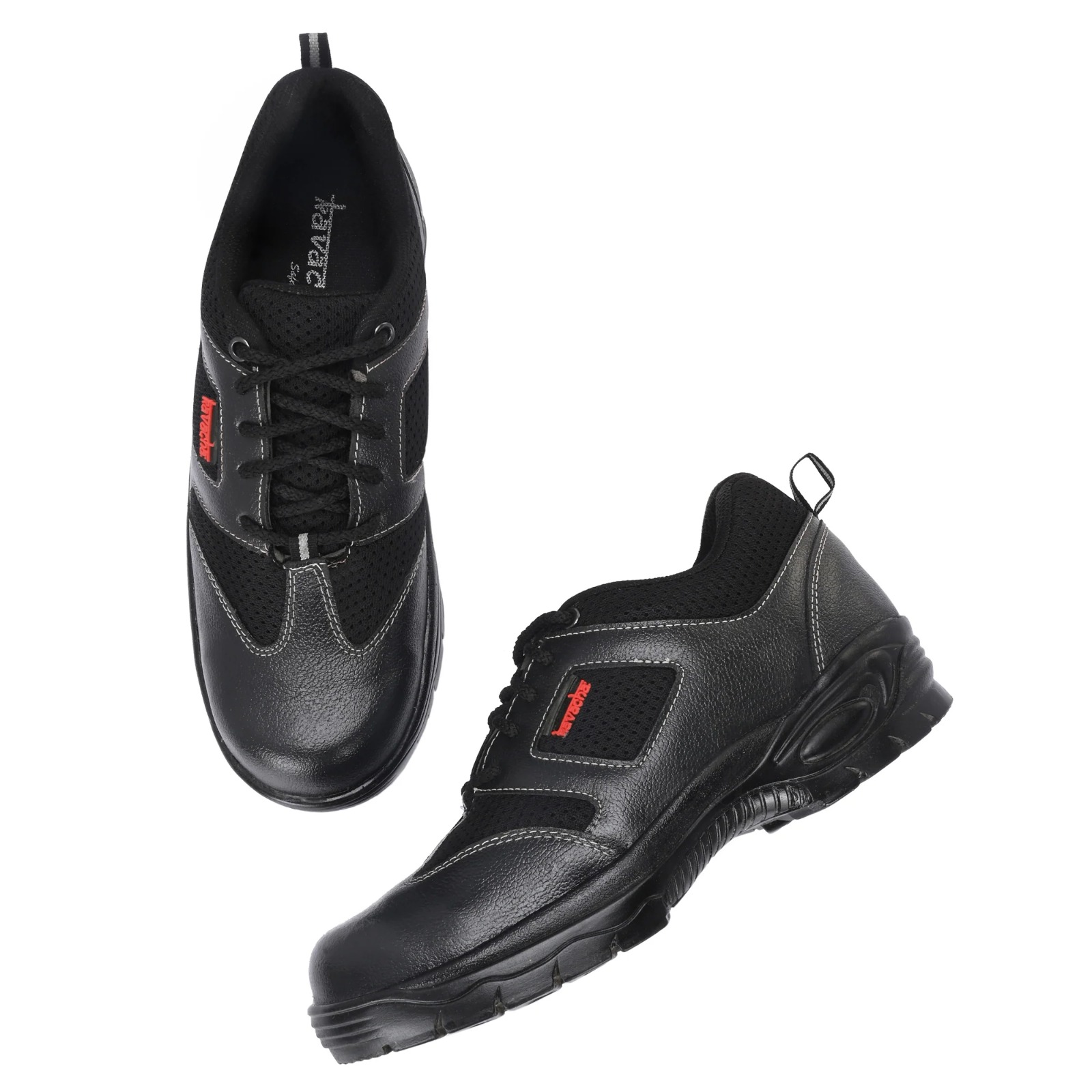 Kavacha Steel Toe Safety Shoe with Pure Leather Upper and Airmix Sole (S138)(SIZE 10) 3