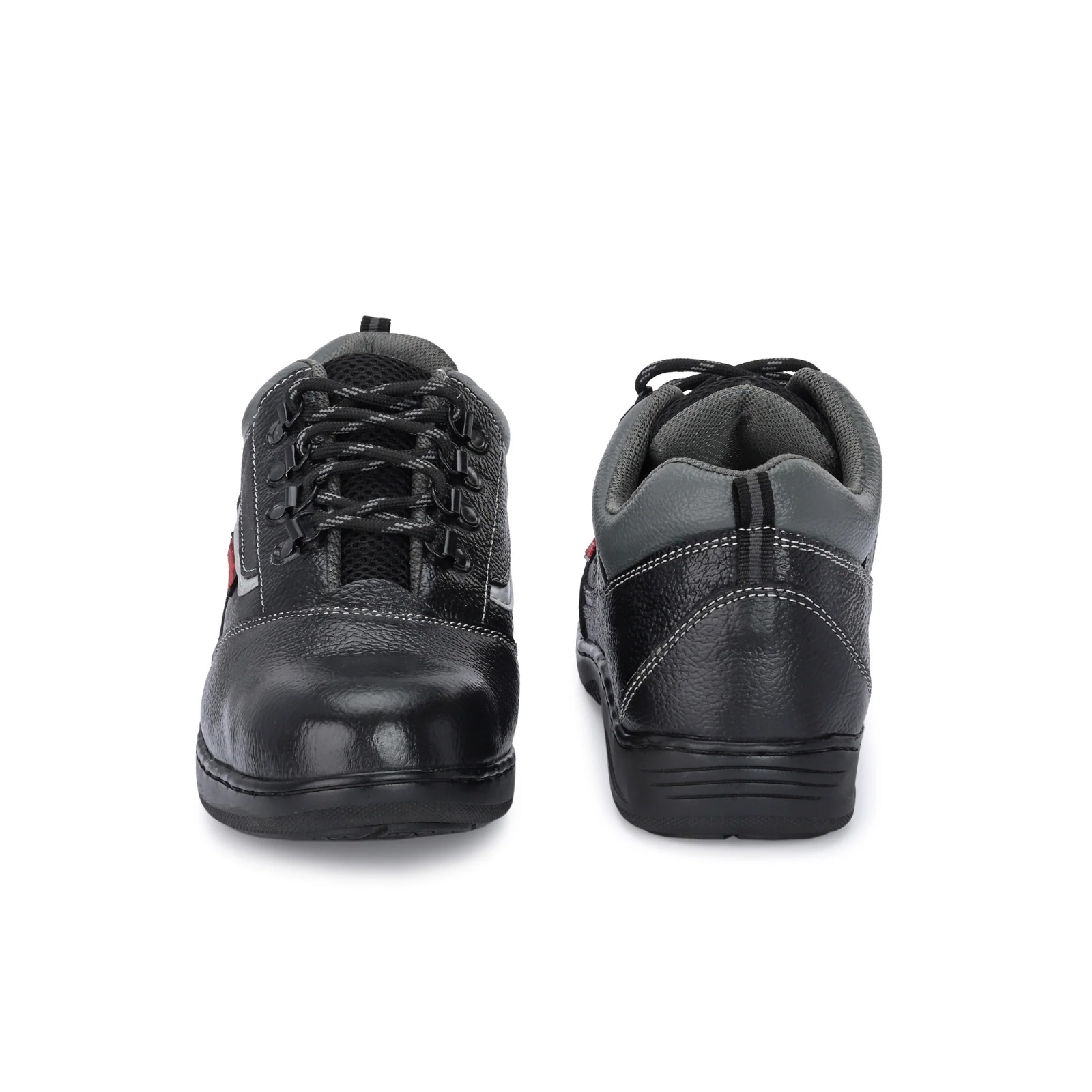 Kavacha Steel Toe Safety Shoe with Pure Leather Upper and Foam Comfort & Rubber Sole (S224)(SIZE 6) 3