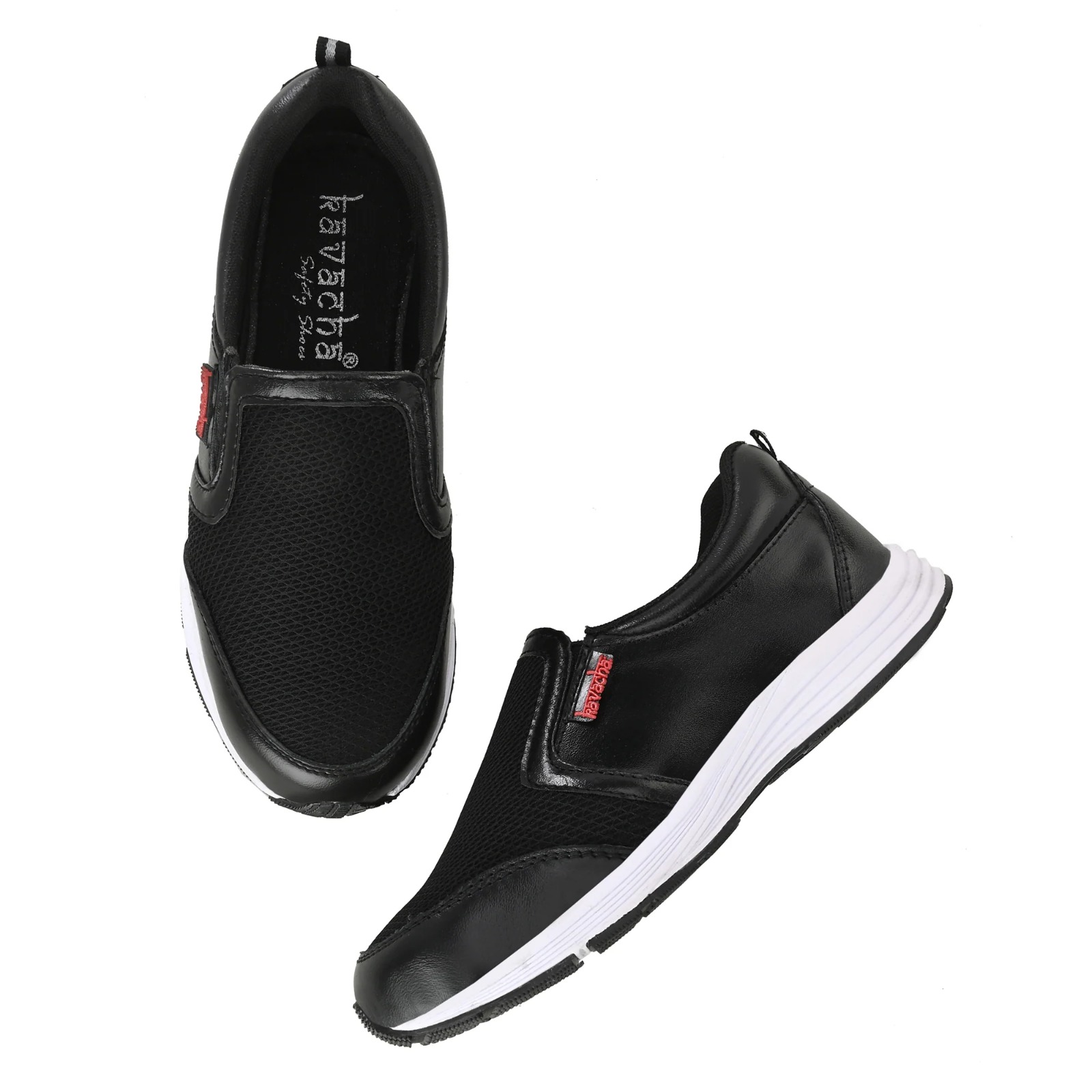Kavacha Pure Leather Mesh Steel Toe Women's/ Ladies Safety Shoe (Black) (S127)(SIZE 6) 3