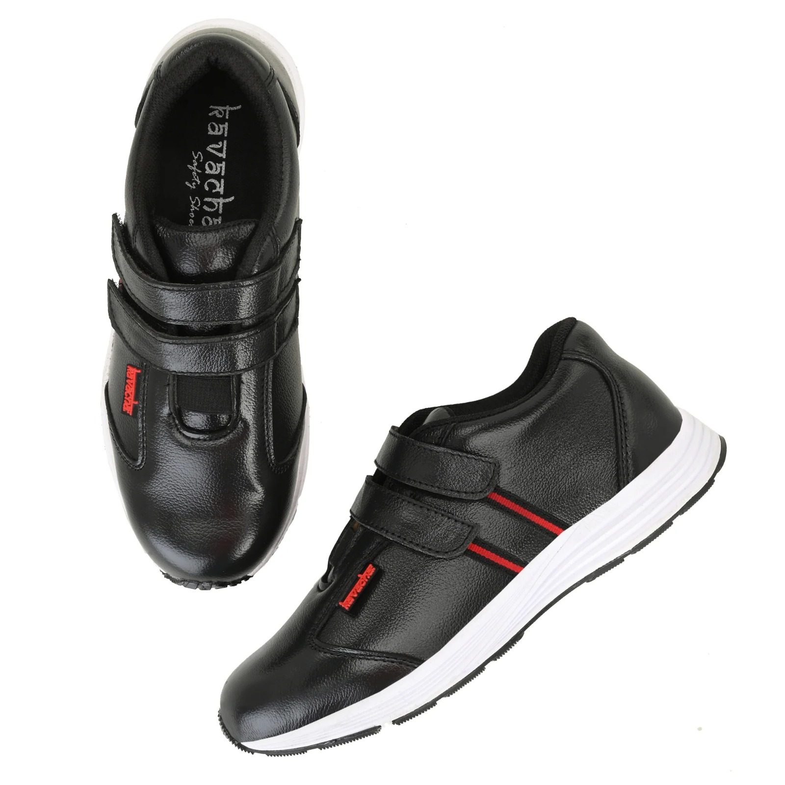 Kavacha Pure Leather Steel Toe Women's/ Ladies Safety Shoe (Black) (S134)(Size-4) 3