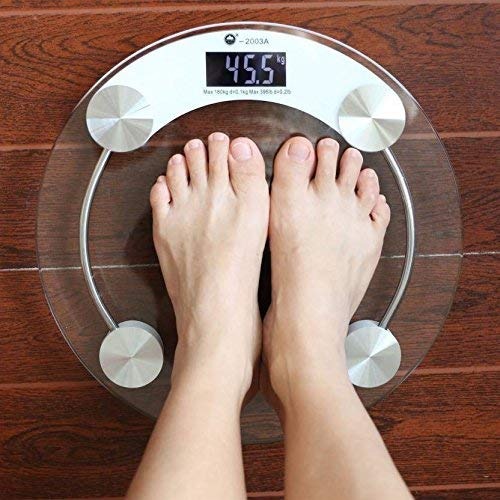 MCP Digital Glass Weight Machine for body weight Round Personal weighing scale for home use (8mm-round) 5