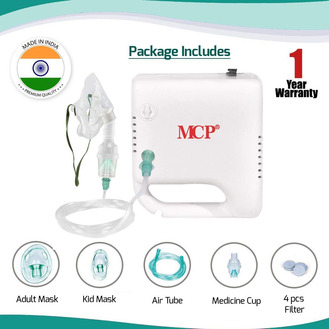 MCP Handy Air Compressor Nebulizer Machine for Adults & Child Cough, respiratory throat allergies (mcp handy nebulizer) 2