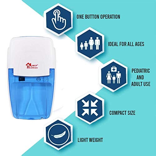 MCP Air Compressor Nebulizer with storage and Complete kit adult and child mask (mcp economy nebulizer) 4