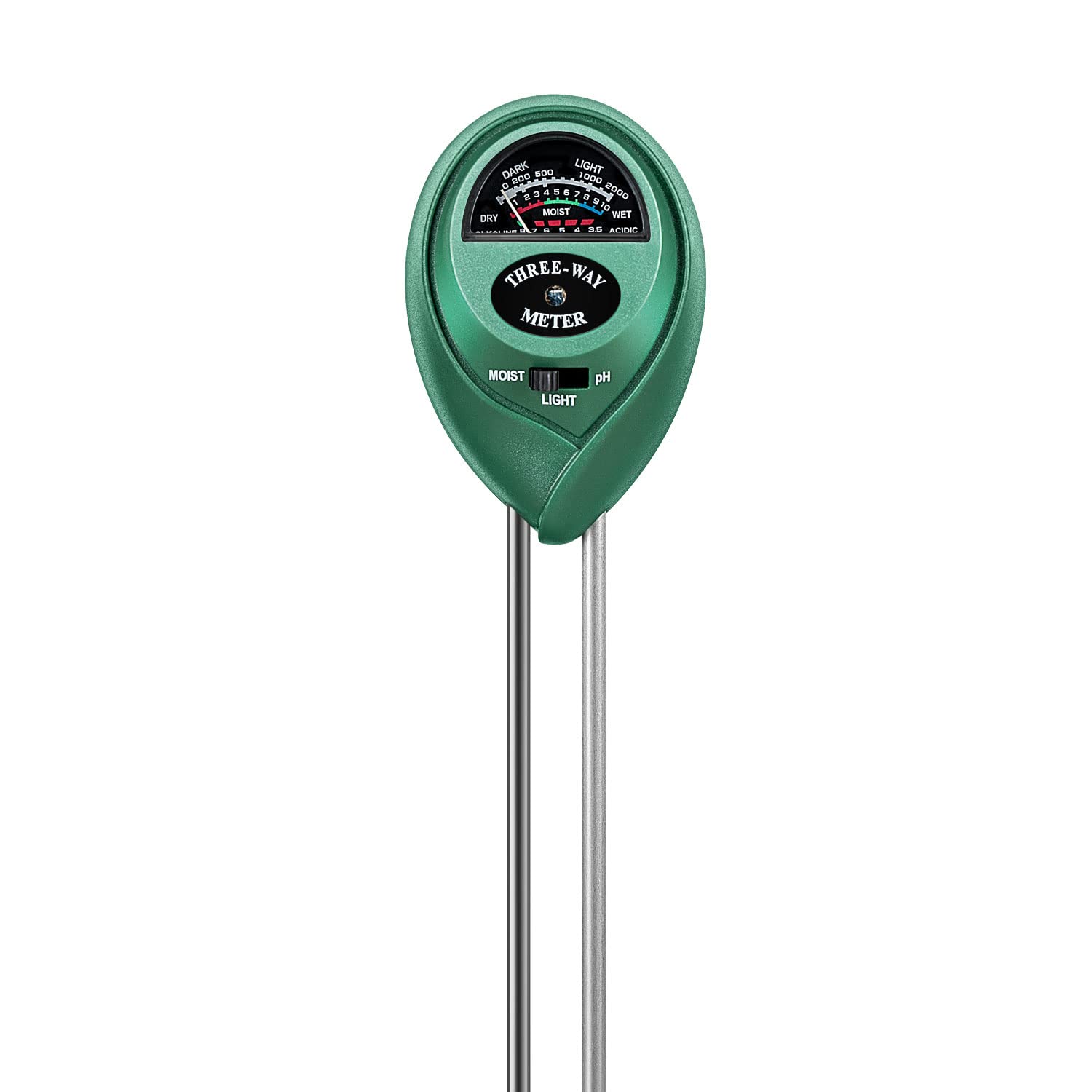 VIVOSUN 3-in-1 Soil Moisture pH Light Tester for Home, Garden, Lawn, Farm, Indoor & Outdoor Use (ST-003) 5