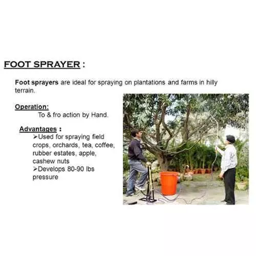 Greenleaf 103x19x14cm Mild Steel Portable Foot Sprayer (103 x 19 x 14 Sprayer) 4
