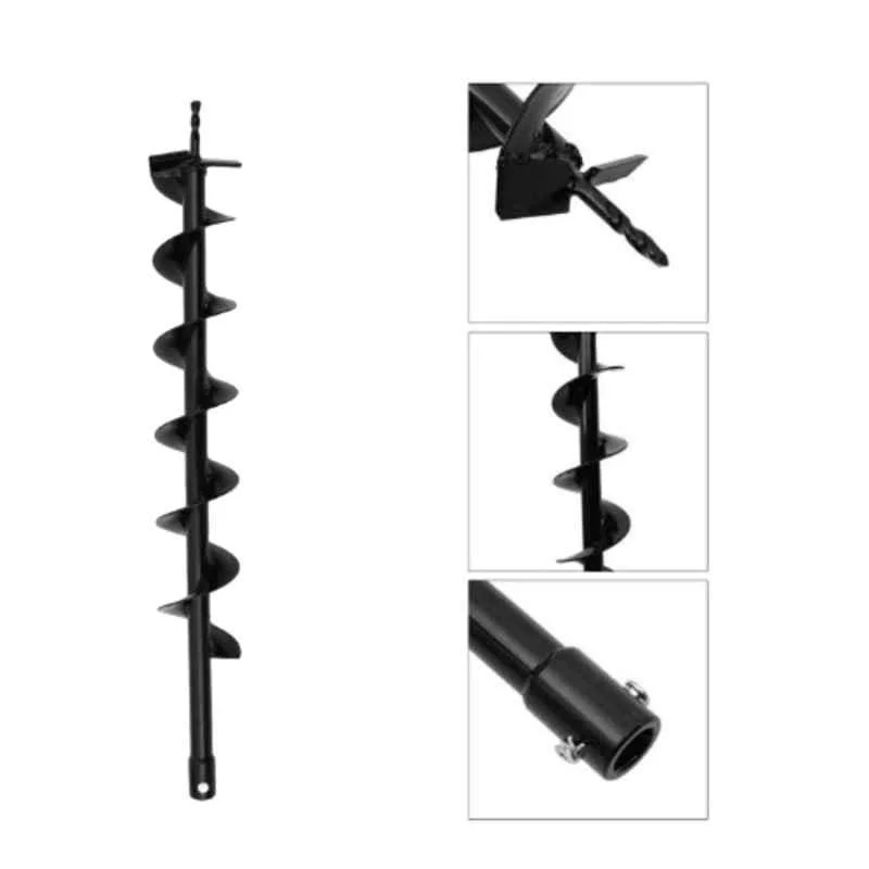 Greenleaf 2.2kW 68CC 2 Stroke Petrol Engine Heavy Duty Earth Auger with 4 inch (EA-63CC-3) 2