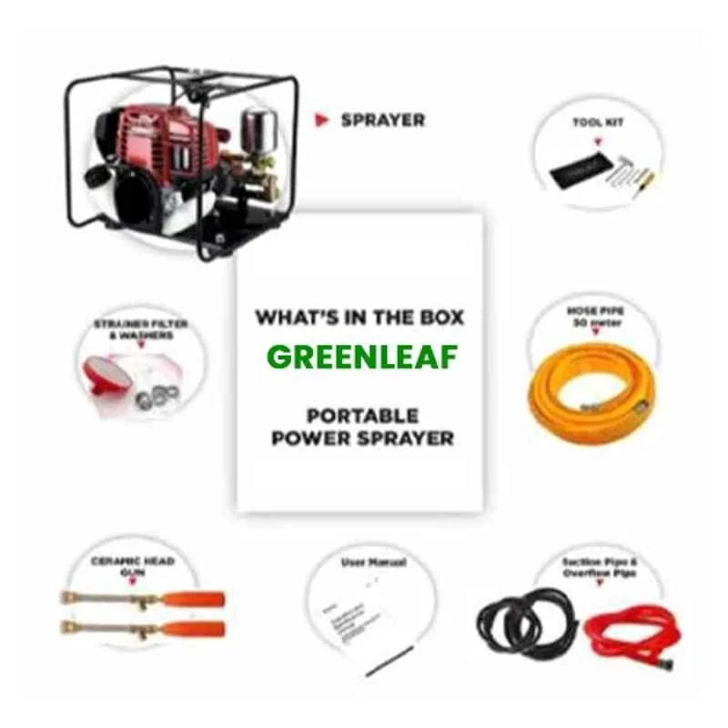 Greenleaf 4 Stroke 35cc Engine Portable High Pressure Power Sprayer (MTAK-EN-SP-720) 2