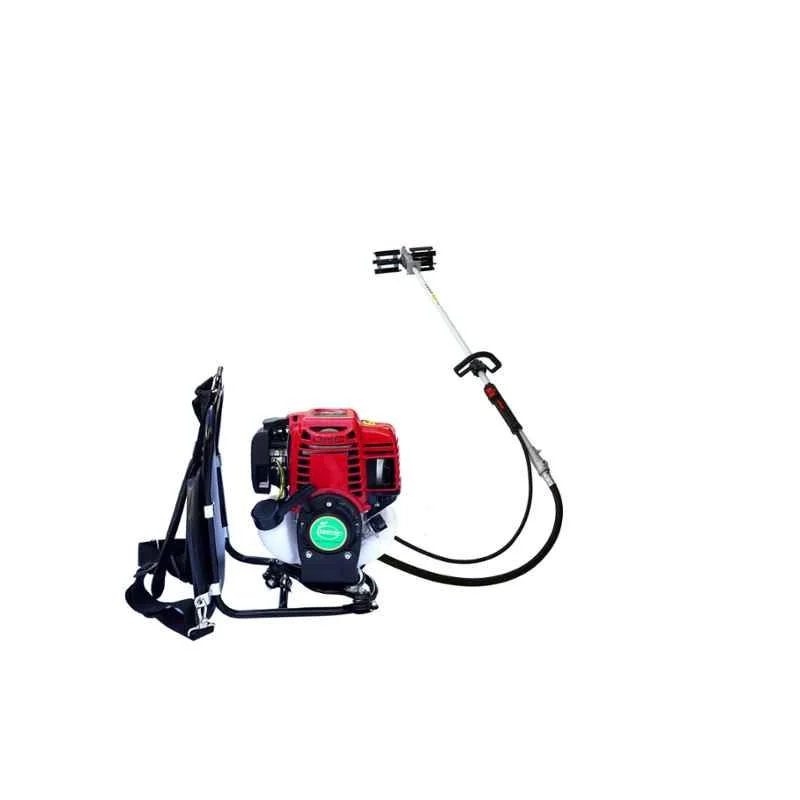 Greenleaf 2.5 HP 52CC 2 Stroke Petrol Engine Backpack Brush Cutter with Weeder/Tiller Chainsaw Paddy Guard and Blade Attachments (BP-GX-52TA) 2