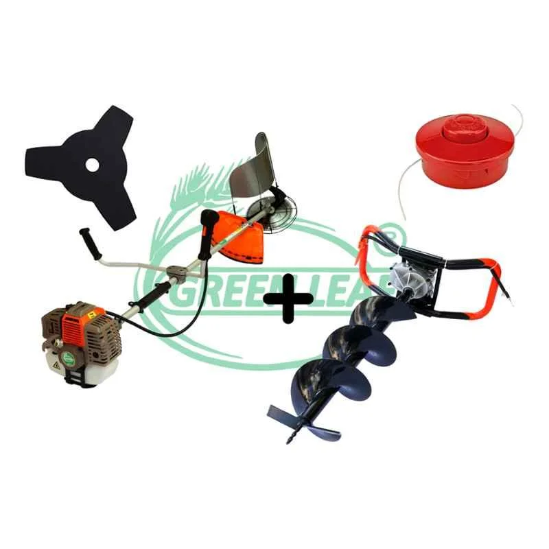 Greenleaf 68cc 2 in 1 Earth Auger & Brush Cutter with 6 inch Drill Bit (EA-68cc) 3