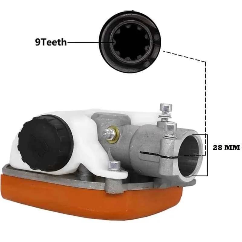 Greenleaf 11 inch Chain Saw Attachment for 28mm Brush Cutter (CS-BC) 4
