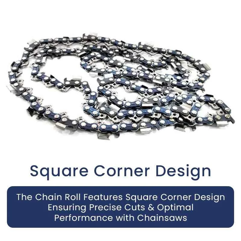 Greenleaf 100ft Square Corner Chain Roll for Chain Saw (CSW-58-066-1C) 3