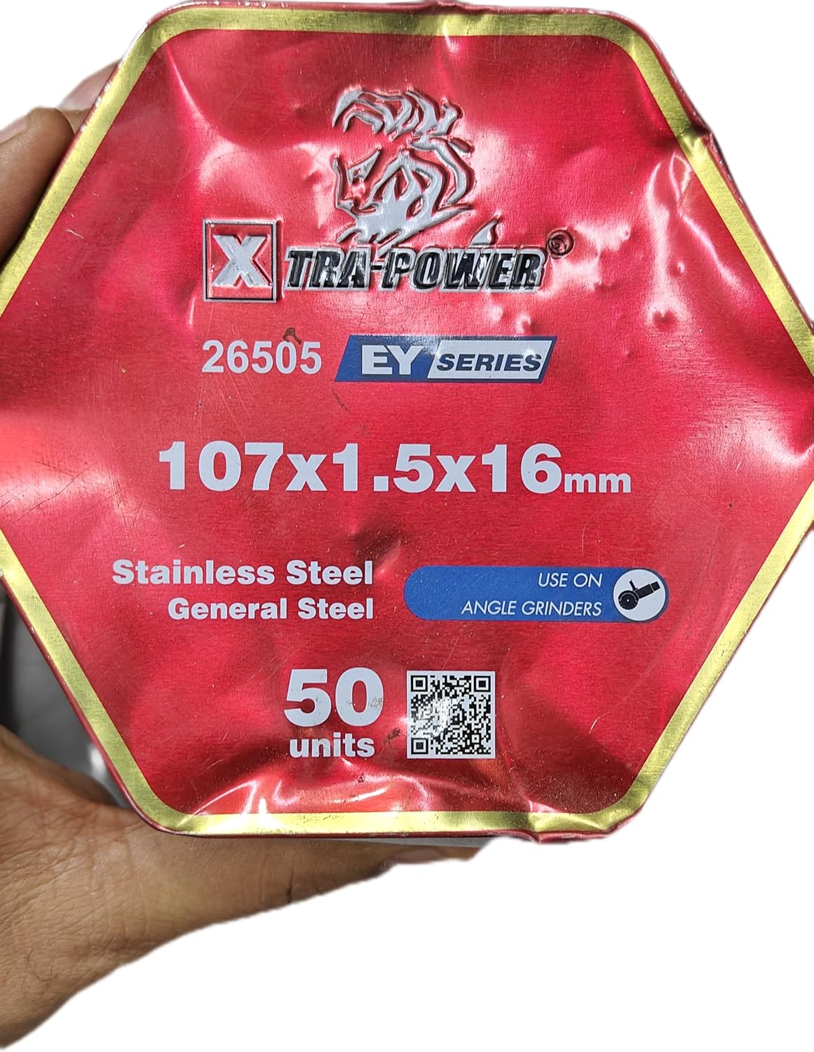 H9 XtraPower 4Inch (107mm x 1.5mm) Cut-Off Wheel for Metal Steel, Iron, Stainless Steel (Pack of 25) (cutoffdisc-100mm-EY-Xp-25 50 100) 4