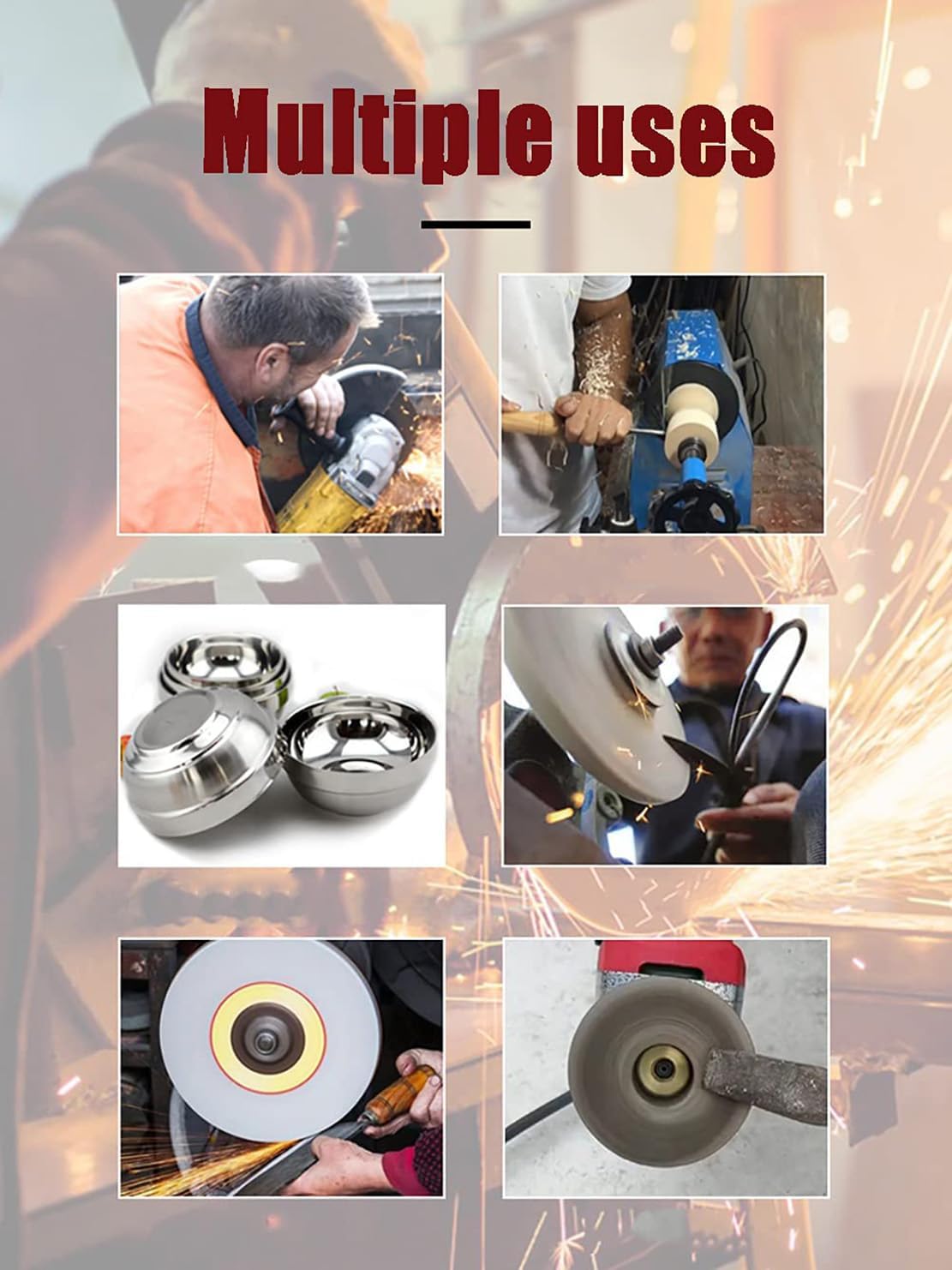 H9 CUMI 8 Inch Bench Grinding Wheel - FINE/Carborundum Black 200.00 X 25.00 X 31.75 For| Grinding (Cumi-Alluminiumoxide-200x25x31-fine-1pc) 5