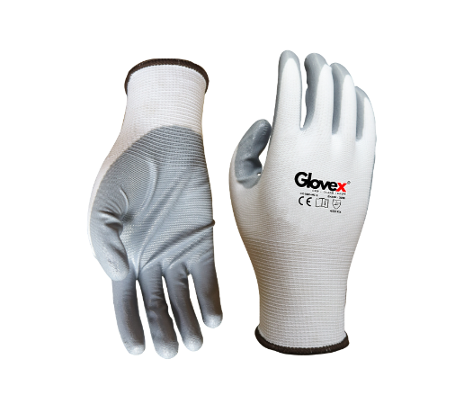 Grey Nitrile Coated Gloves(GX-1001-NC-P) pack of 600rs 2