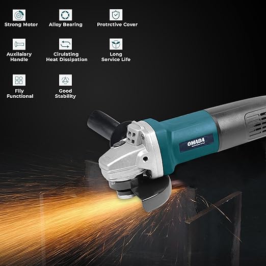 Omada Electric Power Angle Grinder Tools, Multipurpose 4 inches 680W, used for Cutting & Grinding(Omada OMD-J9523 4-Inch Angle Grinder) 3